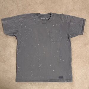 Abercrombie Kids Gray Splatter short sleeve tee.